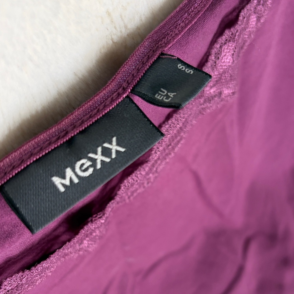 Mexx Deep Purple Lace Camisole Small Y2K Layering - Picture 4 of 4